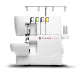 Singer SGM-S0105 Serger Overlocker Machine, 2/3/4 Thread Capacity, 6 Built-In Stitches, 1,300 Stitches Per Minute, Adjustable Stitch Length and Width, Free Arm, and LED Light