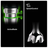 Braun MultiQuick 7 Hand blender MQ7045X, Black, 1000W, Mixer, ActiveBlade System, EasyClick Plus System, Splash Control, International Warranty