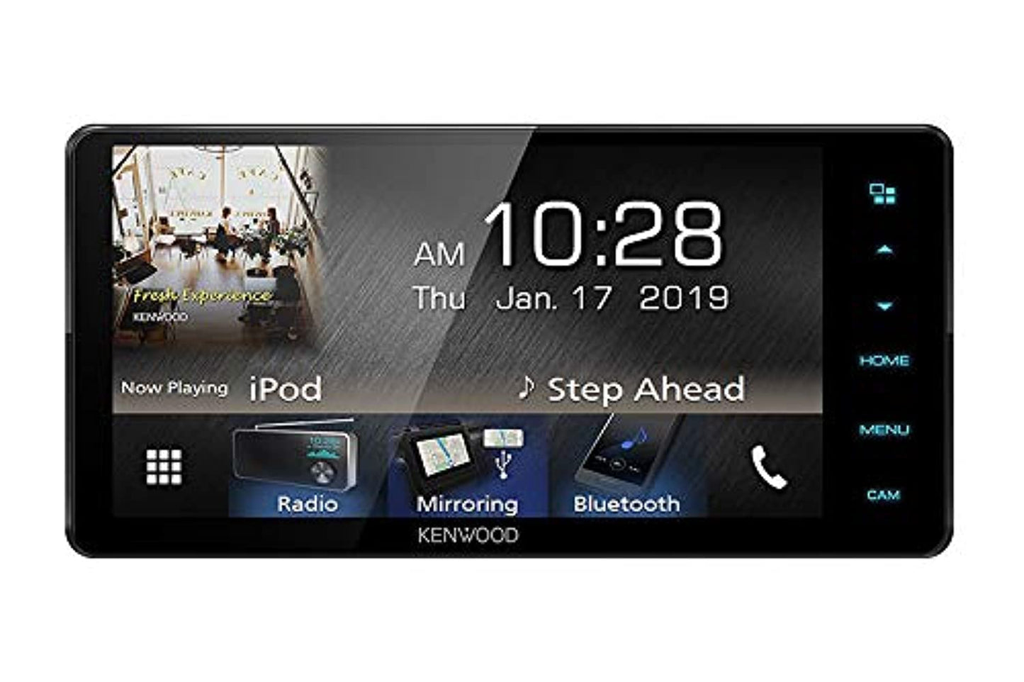 Kenwood Non DVD Widescreen WVGA, 7.0 inch/200 mm, DMX719WBTM