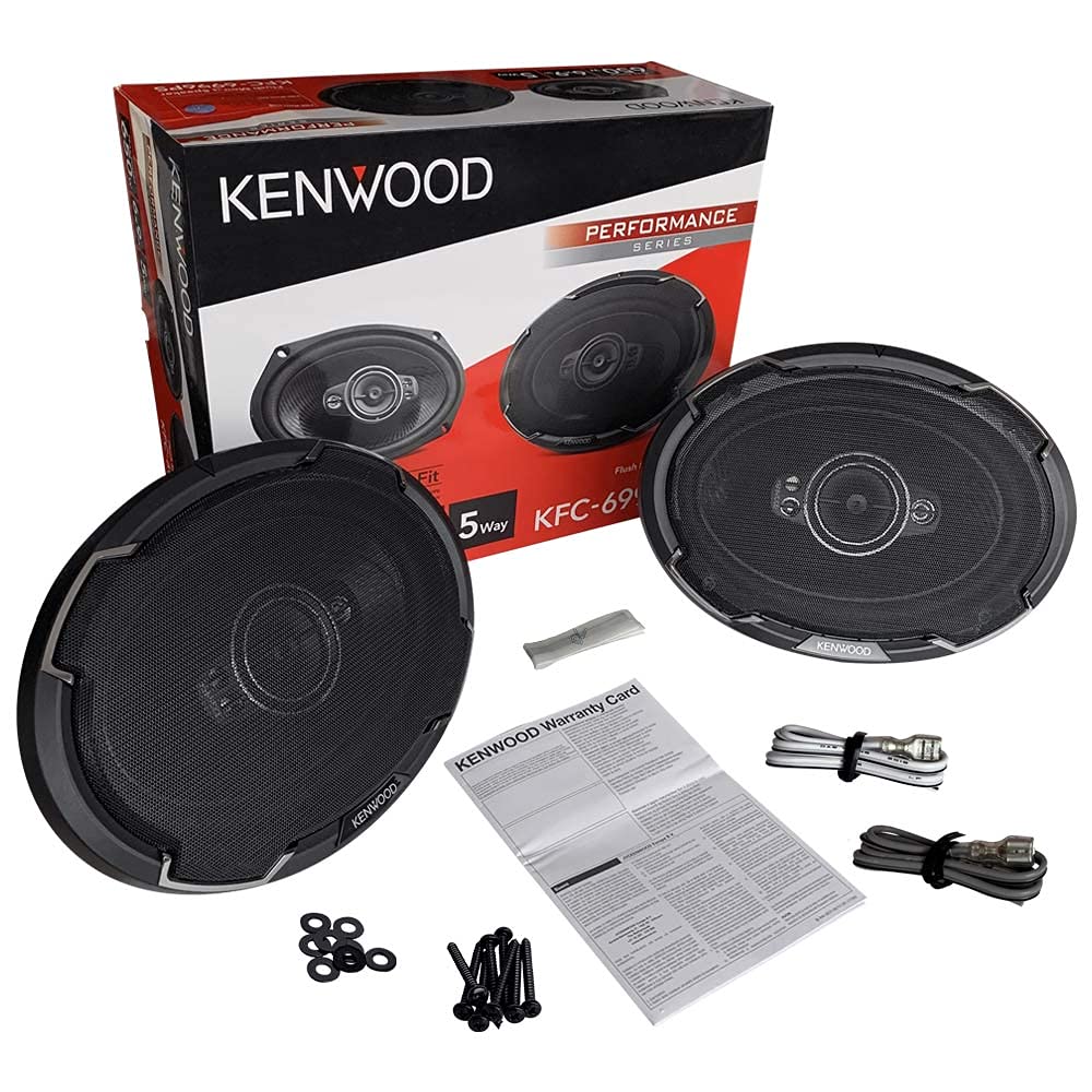 Kenwood KFC-6996PS 6x9 5 Way Car Speakers 650W Maximum Power Handling