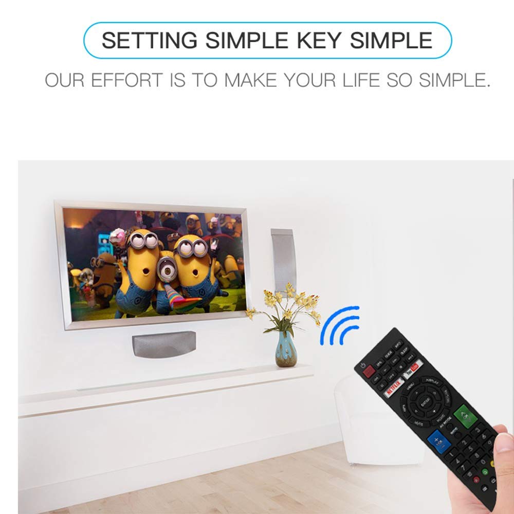 Richgv Replacement TV Remote Control Compatible for Sharp Smart LCD LED TV's