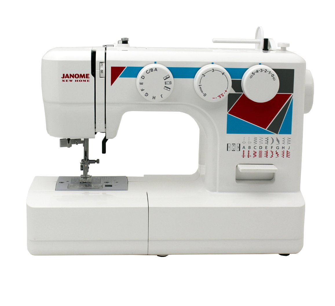 Janome MOD-11 Easy-to-Use Sewing Machine with 11 Stitches, and 5-Piece Feed Dogs