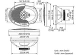 Kenwood Alpine Status Hi-Resolution 3-Way Speaker Set