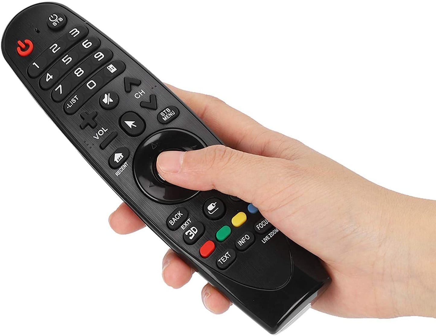 FireRune Replacement Universal Remote Control AN-MR650A for LG TV / 3D Smart TV with Amazon Netflix Button - No Setup Required Universal Remote Control AN-MR650A