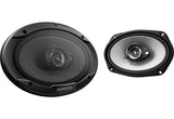 Kenwood Elliptic Speakers 3-Way 15 x 23 cm Black