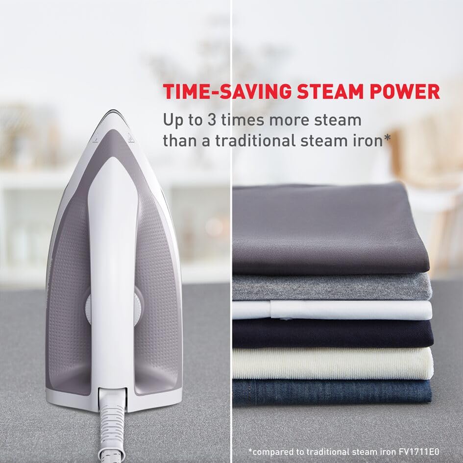 TEFAL Steam Generator Iron | Express Optimal Steam Station |2200W |5.3bars,250g/min,110g/min |ceramic soleplate | 2 Years Warranty | SV4111M0