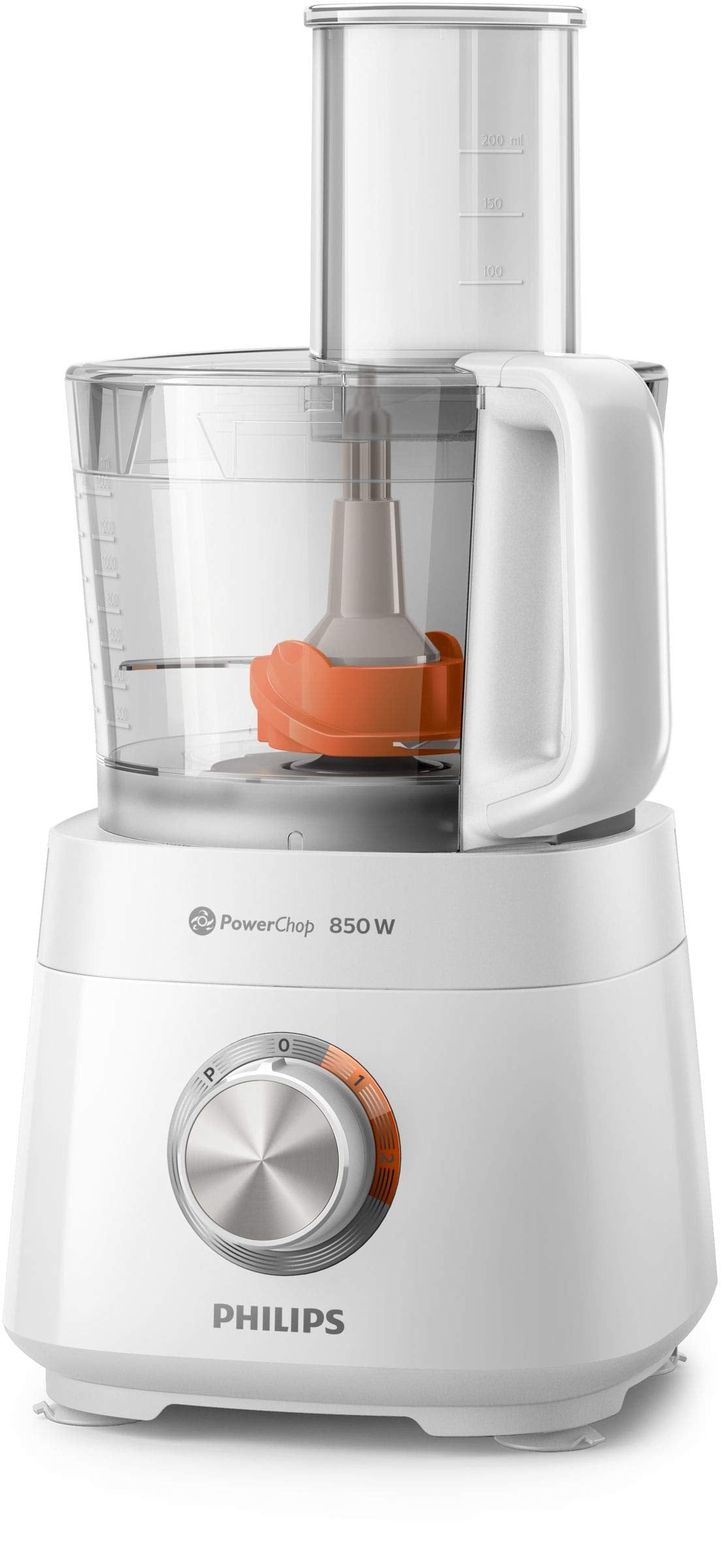 PHILIPS Daily Collection Compact Food Processor HR7520/01, 850W, 30 functions, with Citrus Press & mill