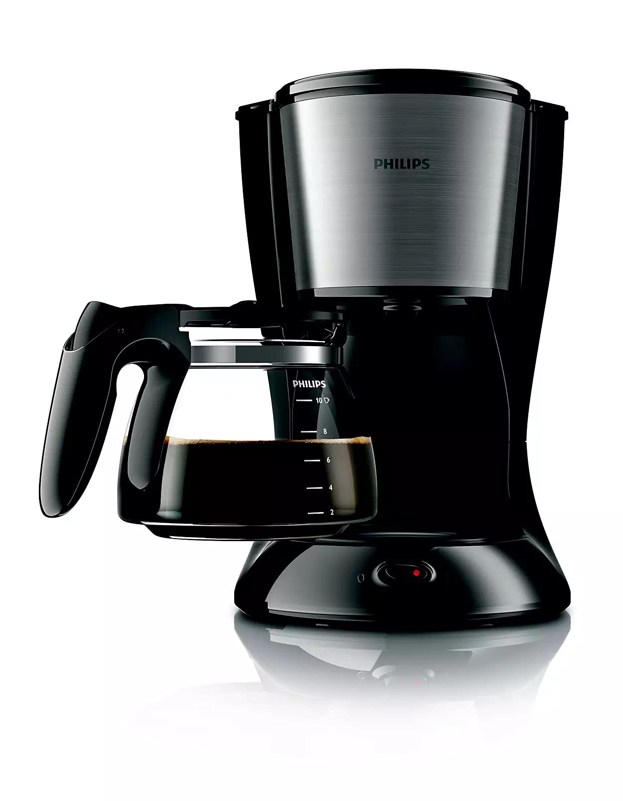 PHILIPS Daily Collection.Hd7462 20.Coffee Maker Semi Auto, Black Min 1 year manufacturer warranty