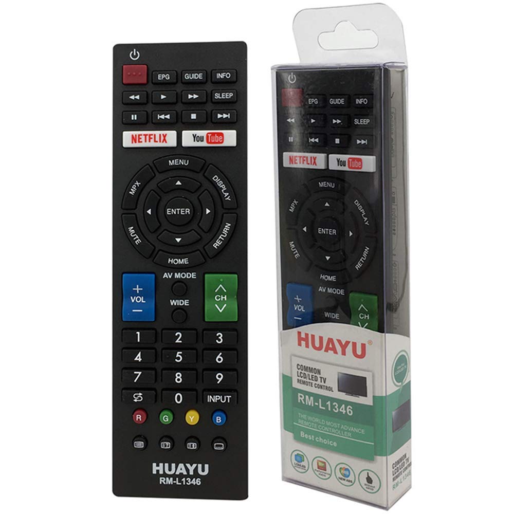 Richgv Replacement TV Remote Control Compatible for Sharp Smart LCD LED TV's