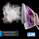 1550 W Steam Iron NI-M250T - Titanium Coated Soleplate - Light and Easy - Versatile Steam - Tough and Smooth Ironing