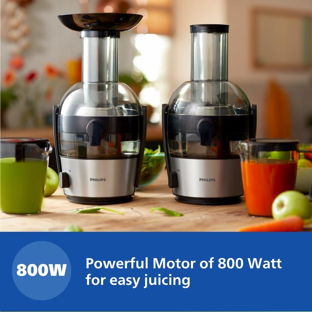 PHILIPS Viva Collection 2L Juicer (Black/Silver)