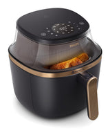 Philips Airfryer XXL - 7.2L, 2000W, See-through Cooking Window, 16 Cooking Functions, Touchscreen, RapidAir Plus Technology, Black - NA342/09