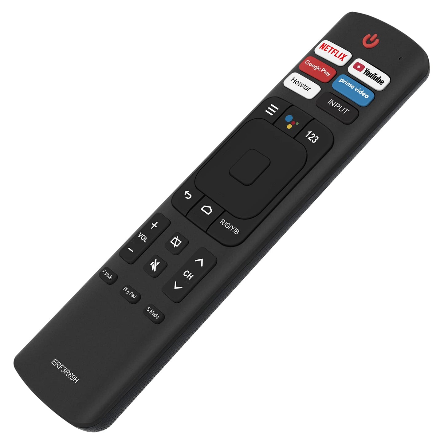 PerFascin ERF3R69H Replacement Remote Control Work for Hisense TV 55H5C 43H5C LC-40N5000 LC-43N5000 LC-43N610 LC-50N7000 LC-55Q7530U LC-55N6000 LC-55N7000 LC-60N6200 LC-65N5200 65Q8090E 65H9908 55Q8E