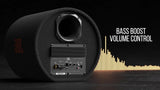 JBL BassPro Tube 12 Inch 30 cm Subwoofer Auto Active, Tube Bass Box with 450 W Max Class D Amplifier, Powerful Bass Amplification Complete Solution, Patented Deep Bass Slipstream Port, Remote Control