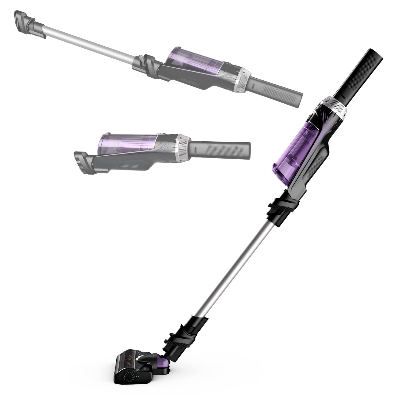 Tefal X-Nano TY1129 - Handstick Vacuum Cleaner, 100W, 0.4L Dust Box Capacity, 1.75kg, Up to 40min Running Time, Motorized Brush Head with LED