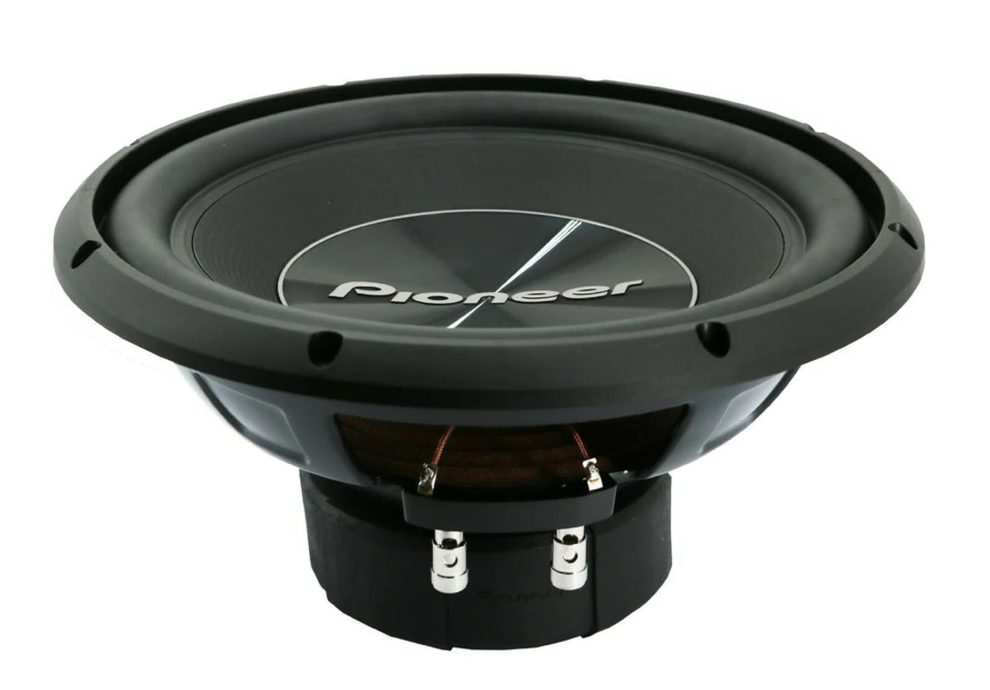 Pioneer TS-A300D4 12 Inch 1500 Watts Max Power Dual 4-Ohm Voice Coil A Series Car Audio Stereo Subwoofer Loudspeakers / Free Alphasonik Earbuds