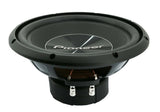 Pioneer TS-A300D4 12 Inch 1500 Watts Max Power Dual 4-Ohm Voice Coil A Series Car Audio Stereo Subwoofer Loudspeakers / Free Alphasonik Earbuds