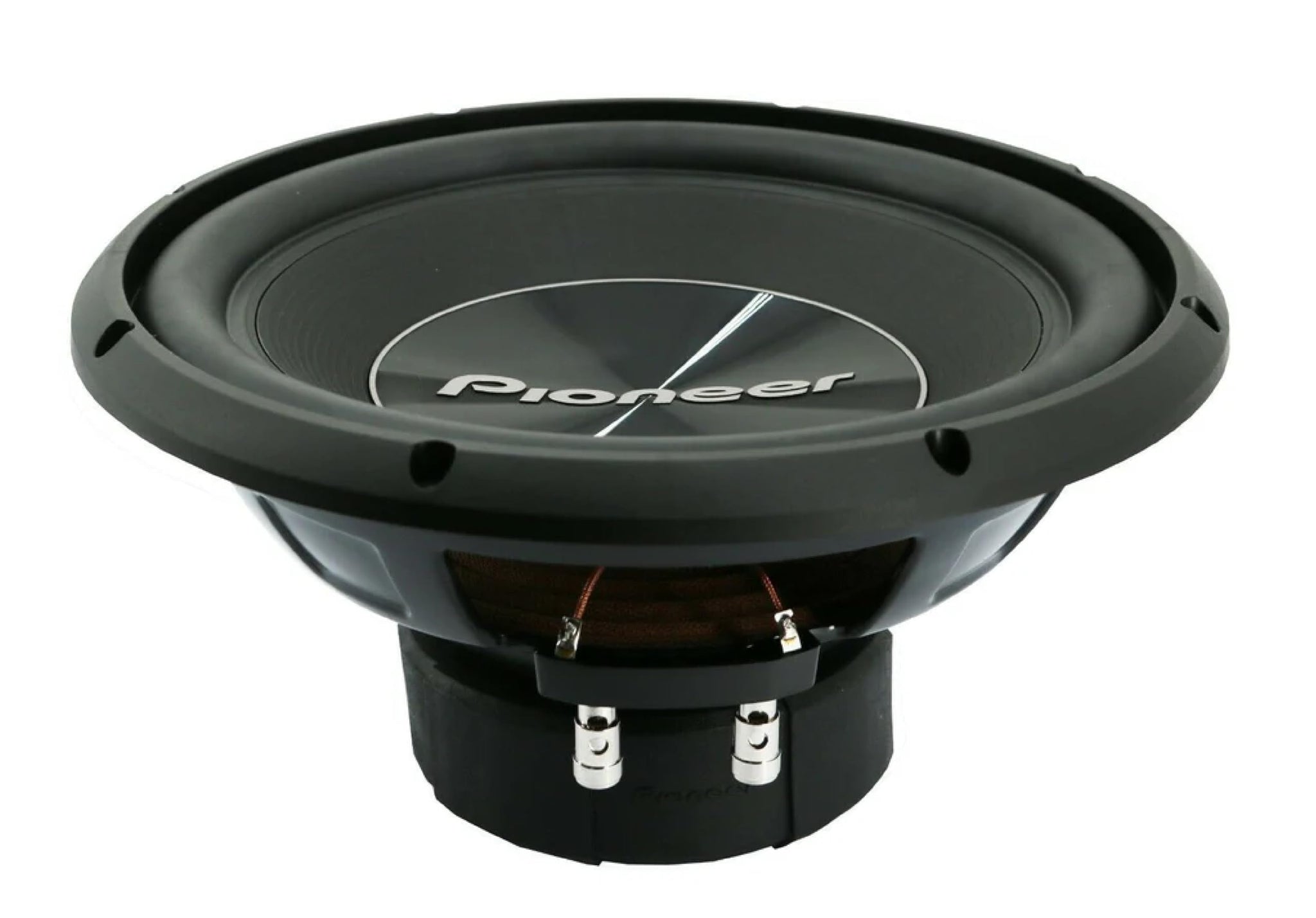 Pioneer TS-A300D4 12 Inch 1500 Watts Max Power Dual 4-Ohm Voice Coil A Series Car Audio Stereo Subwoofer Loudspeakers / Free Alphasonik Earbuds