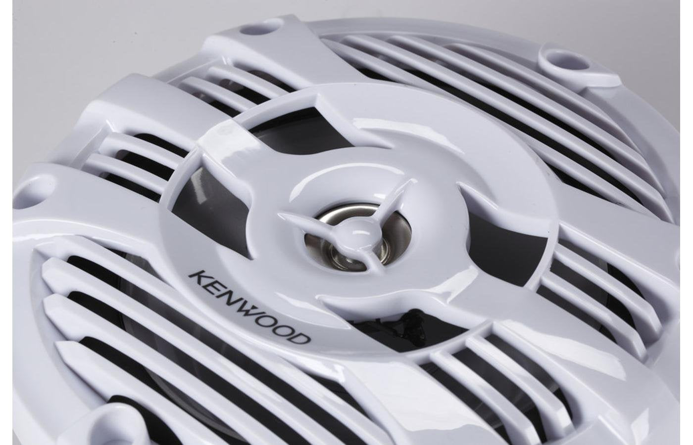 Kenwood KFC-1653MRW 6.5" 2-Way Marine Speakers Pair (White)