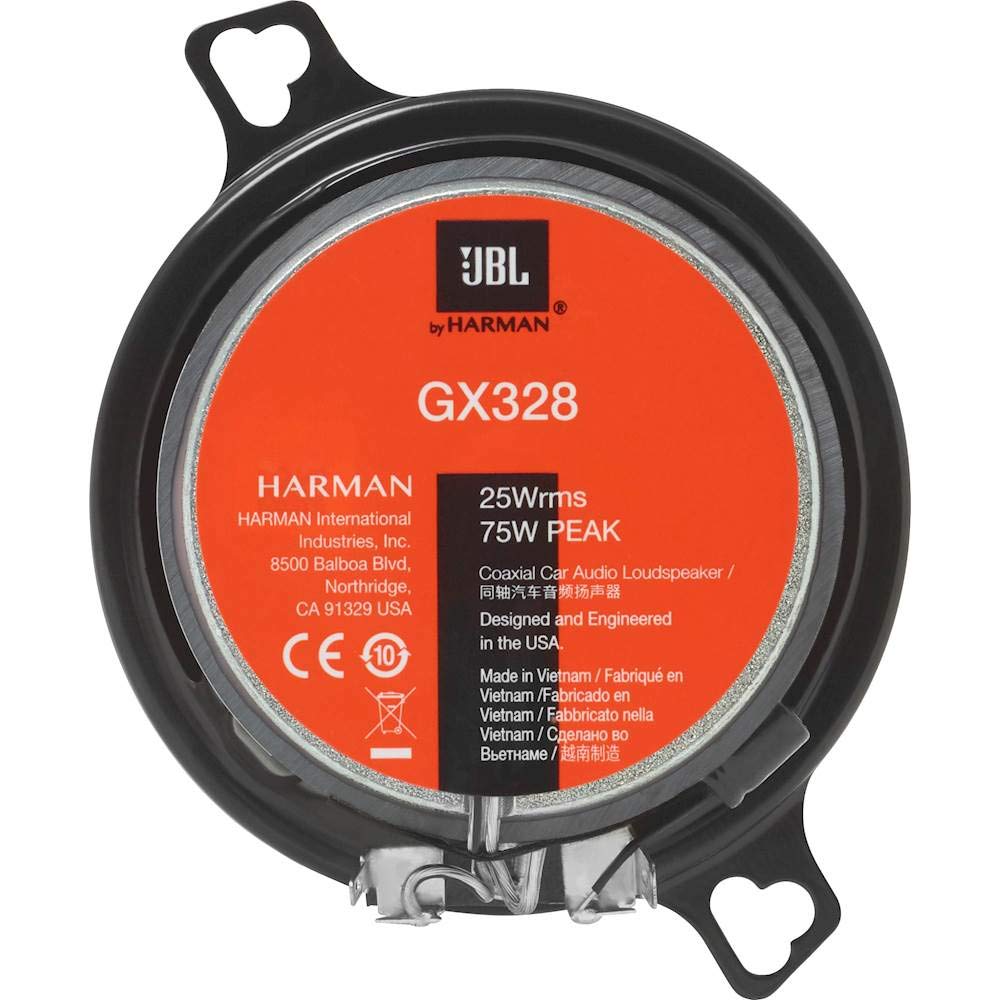 JBL GX328 3-1/2" Coaxial Car Audio Loudspeakers