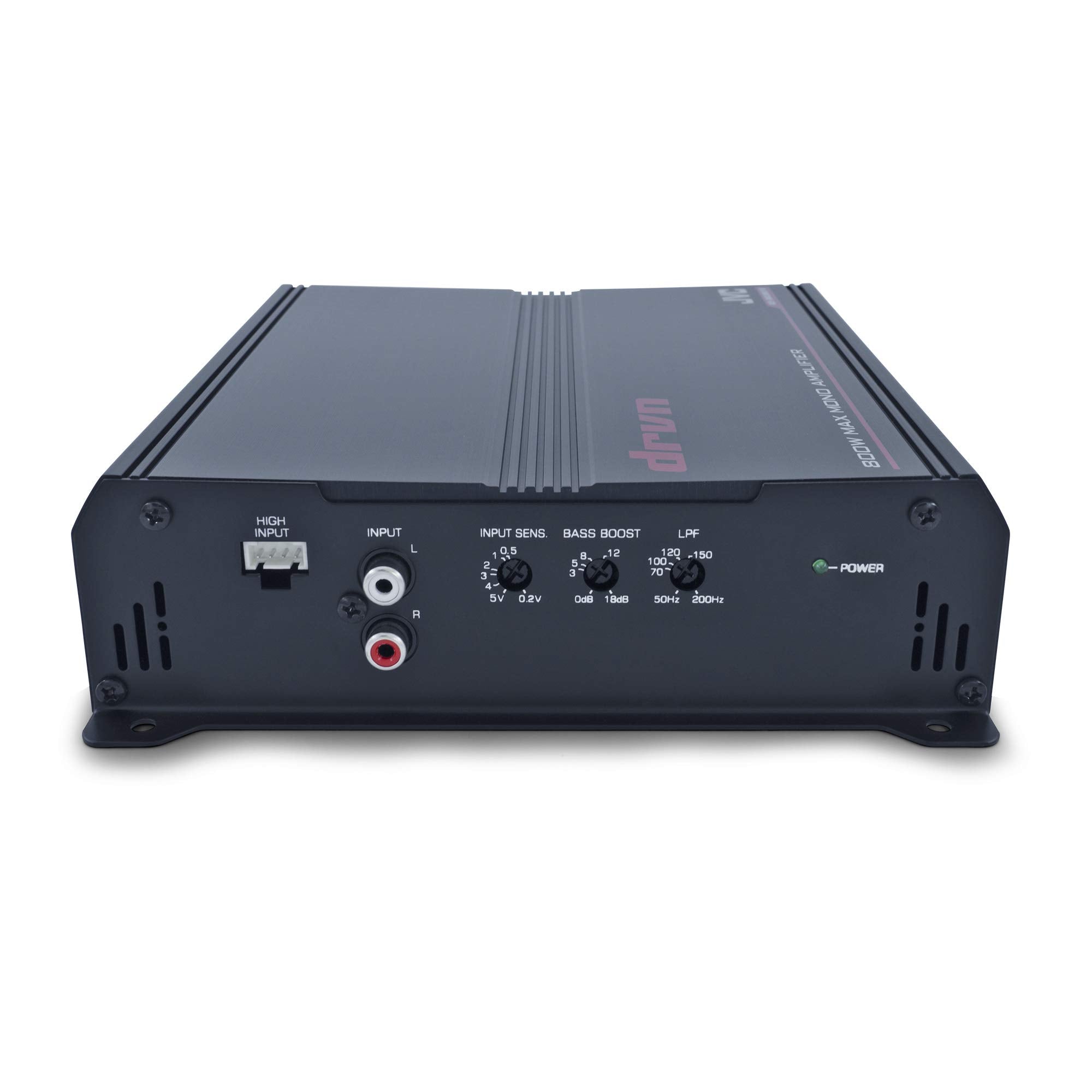 JVC KS-DR3001D 800W Peak DRVN Series Class-D 2-Ohm Stable Monoblock Power Amplifier