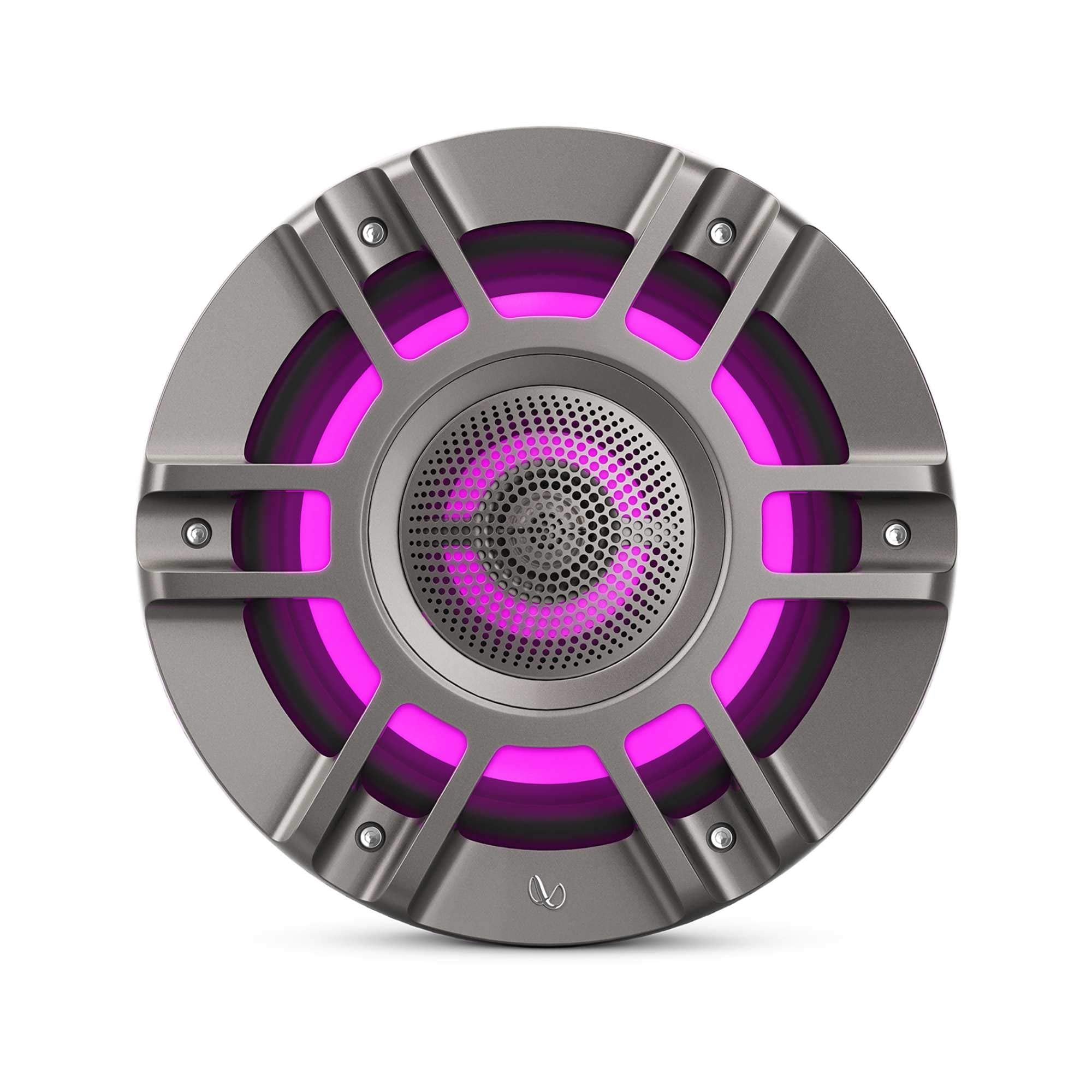 Infinity Mobile KAPPA MARINE 8" 3 way Premium Marine Speaker RGB lighting - Titanium Convertible design/component mounting