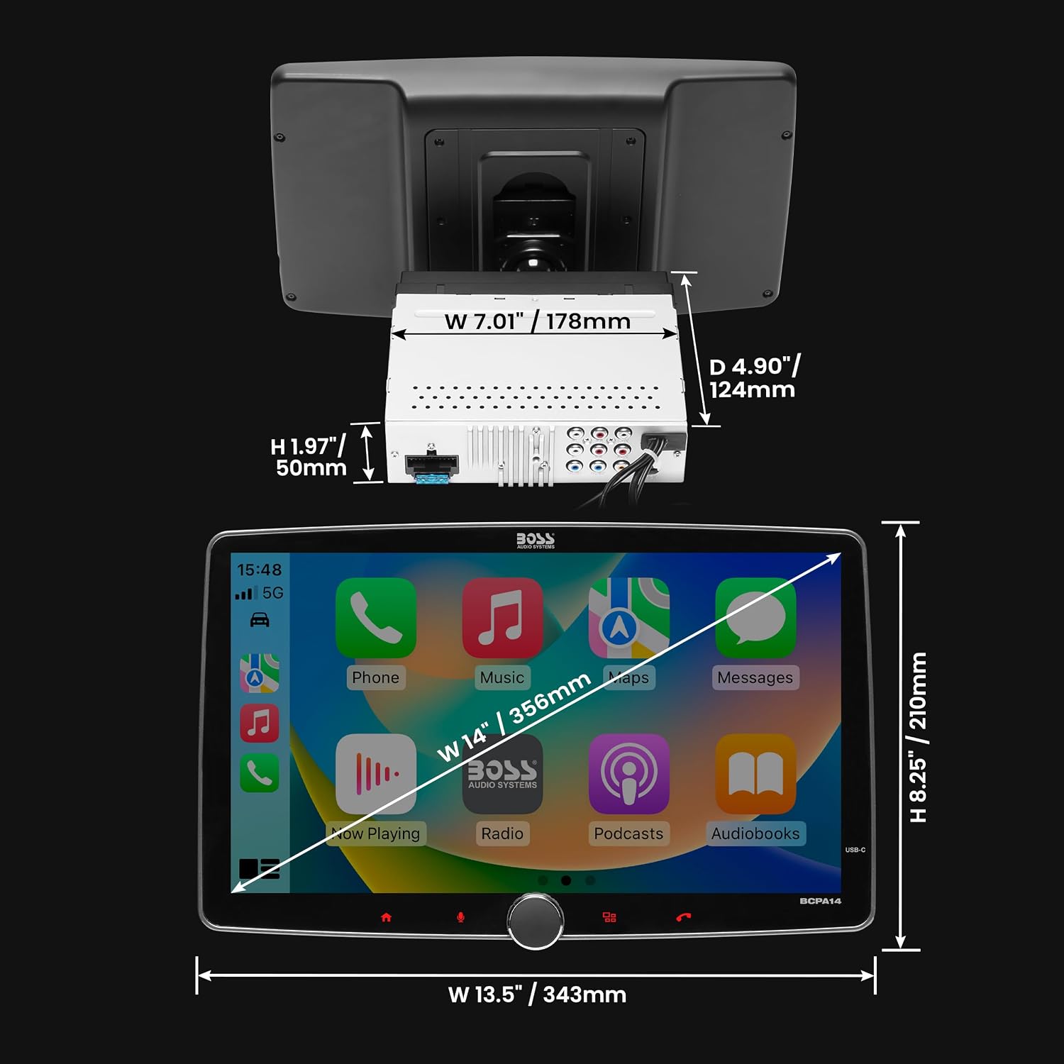 Boss BVCP9700A Car Display Stereo