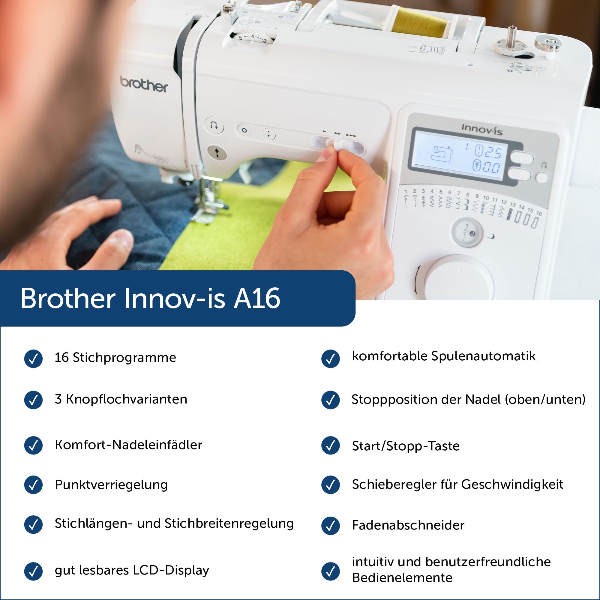 BROTHER Innovis A16 Sewing Machine