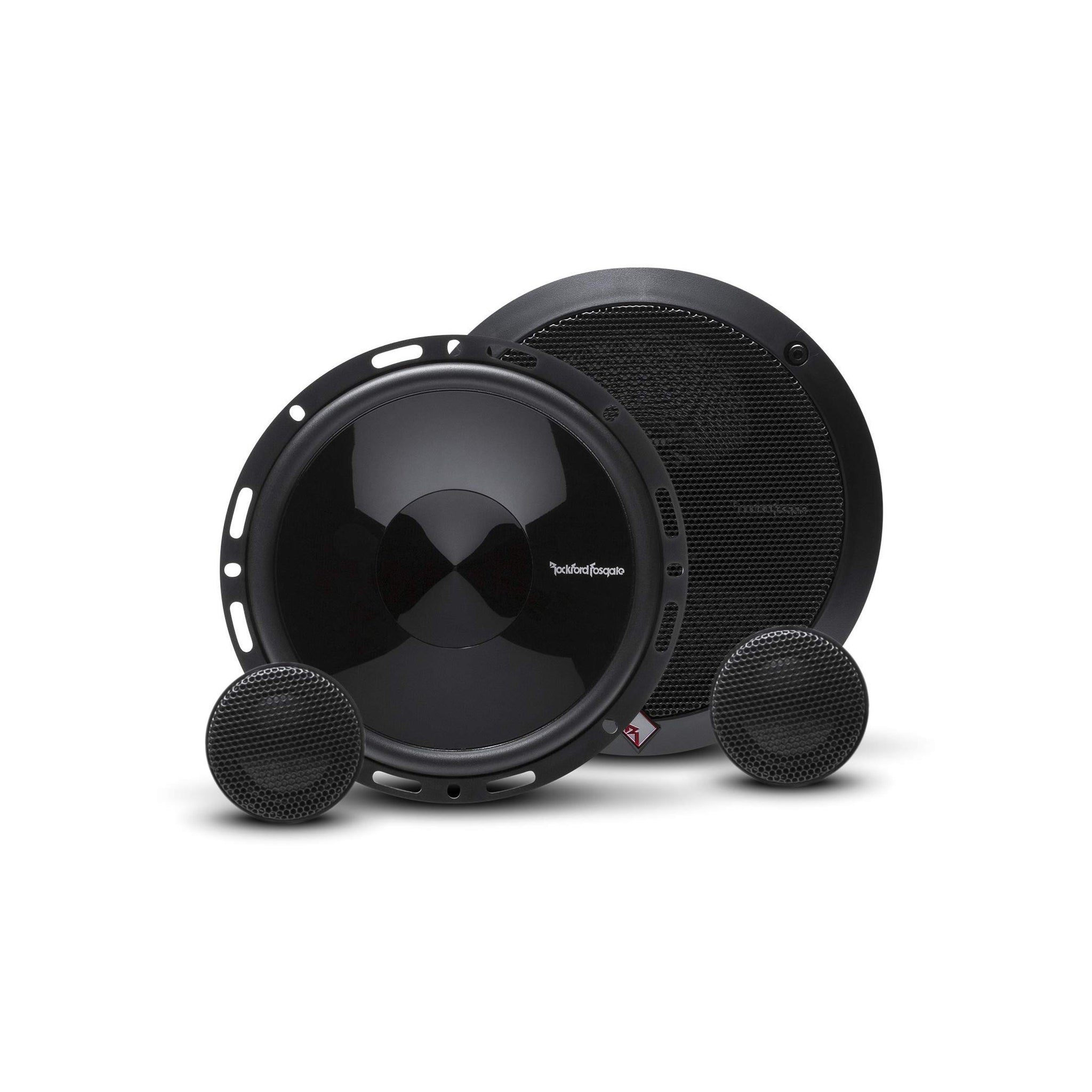 Rockford Fosgate p165si 6.5-Inch 2-Way Euro Fit Compatible System Internal Xover, Set of 4