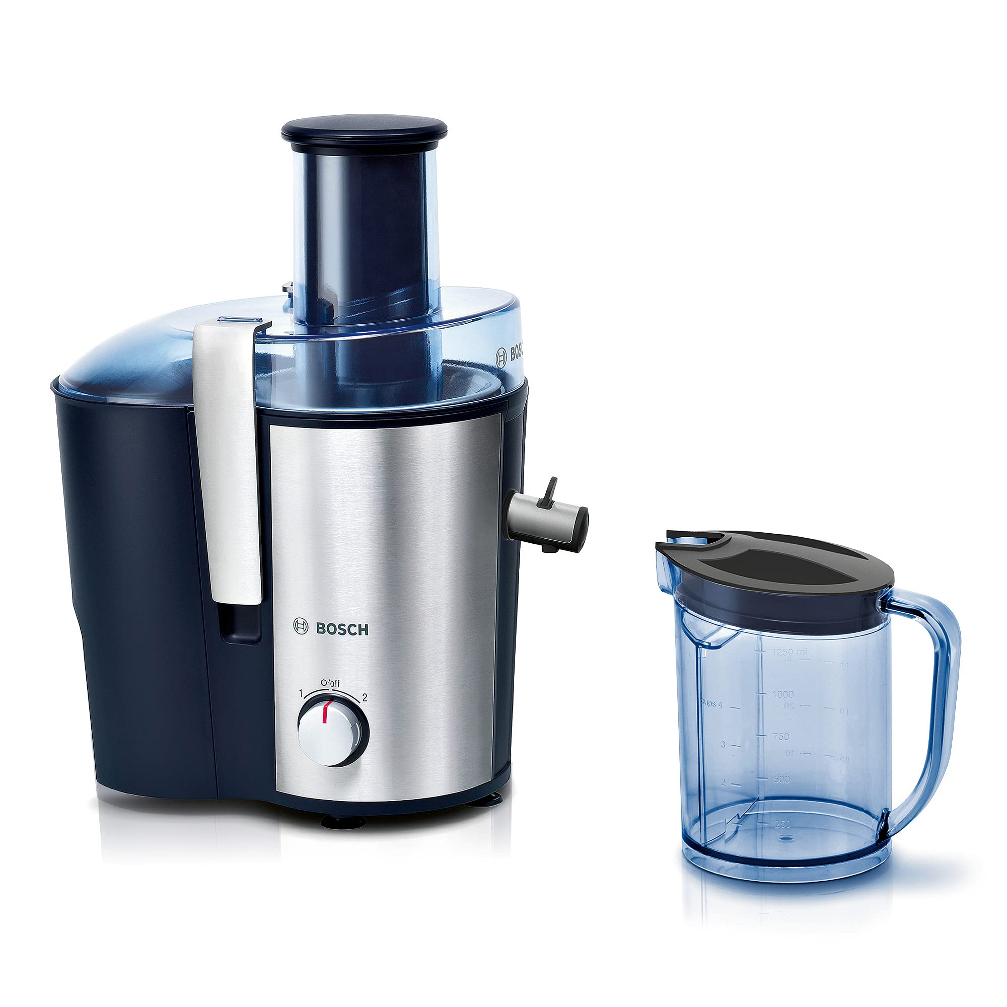 Bosch Stainless Steel Centrifugal Juice Extractor,Silver - MES3500