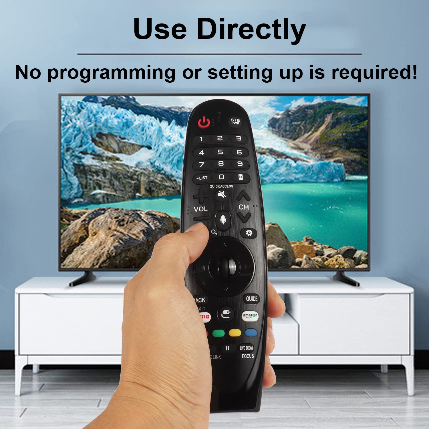 New IR AN-MR650A Replaced Remote Control for LG Smart TV 55UJ6540-UB 43UJ634V 55SJ8500-UB 60SJ8000 43UJ6500-UB 65UJ7700 43UJ654T 55SJ800A 60SJ8500 60SJ8000-UA