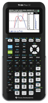 TEXAS INSTRUMENTS TI-84 Plus CE Graphing Calculator, Black (Frustration-Free Packaging), Pack of 1