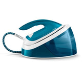 Philips PerfectCare Compact Essential Steam Generator Iron - 2400W, 120g/min Continuous Steam, 1.3L, OptimalTEMP Technology, Blue/White - GC6815/26