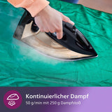 PHILIPS Azur 7000 Series Steam iron,SteamGlide Elite Iron, Black/Gold (DST7040/80).