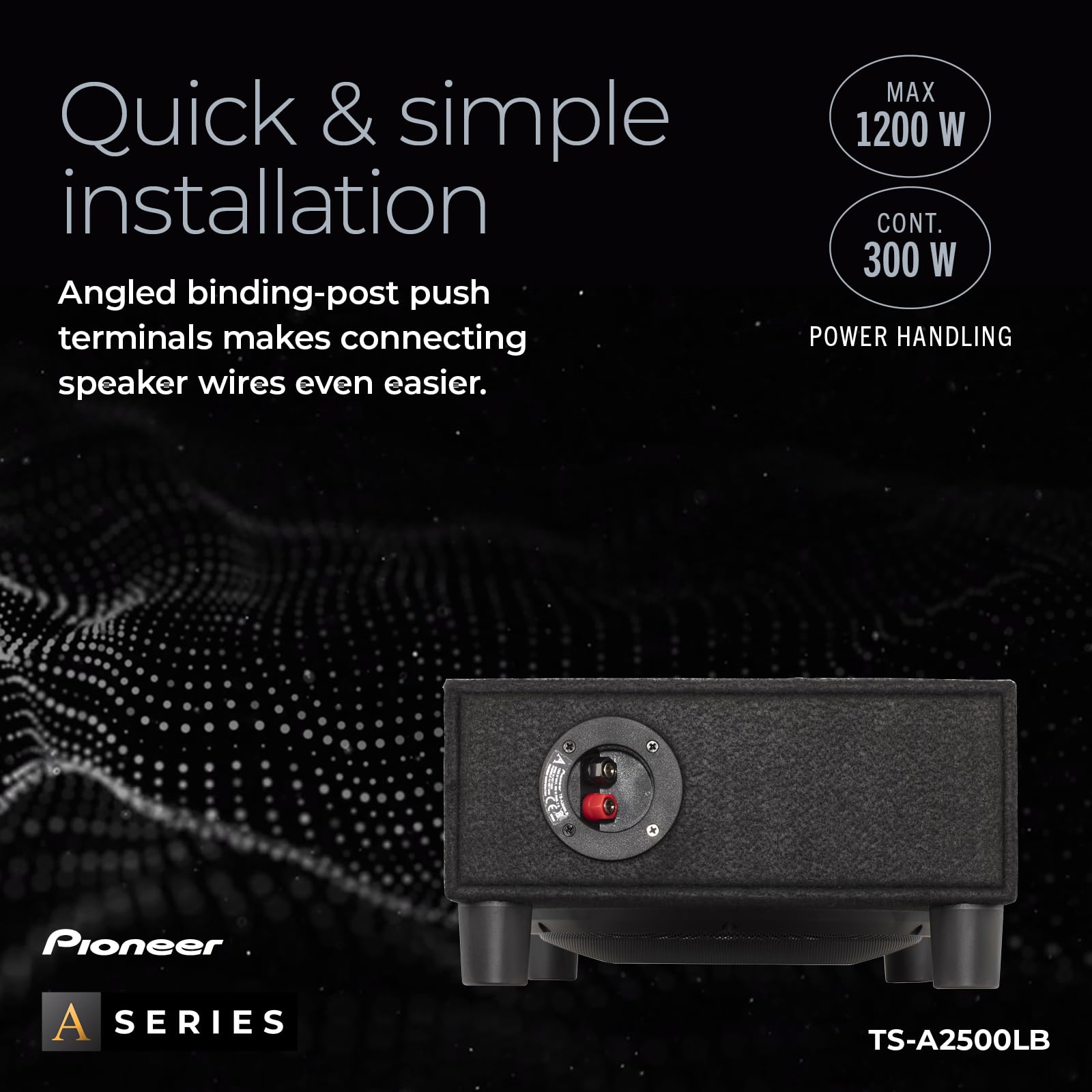 TS-A Slim Pre-Loaded Subwoofers