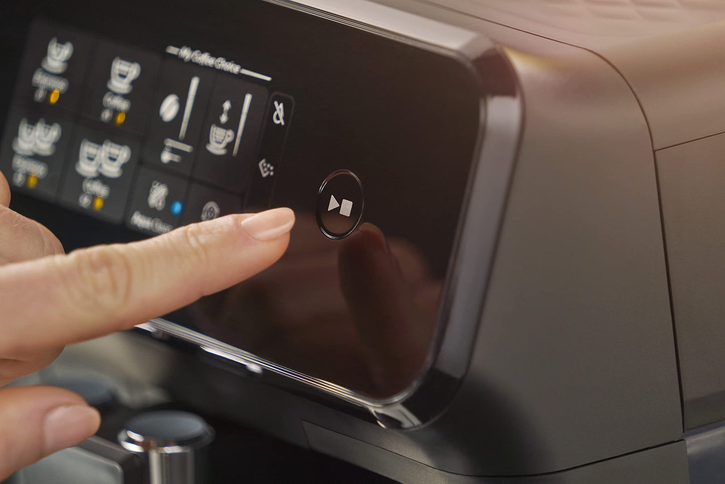 Philips Fully Automatic Coffee Machine Series 5500-20 Beverages, LatteGo, Extra Shot, Silent Brew, Intuitive Display, 4 User Profiles, 12 Settings