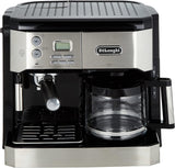 De'Longhi BCO431.S Dual Function Coffee Machine Espresso And Drip Coffee,Espresso Machine,Silver/Black (international warranty)