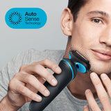 Braun Series 5 50-M1000s Wet & Dry Shaver, 3 Flexible Blades, Up to 50 min Shaving 1h Charge, 5 min Quick Charge, Mint