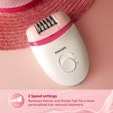 Philips BRE235/00 Satinelle Essential Corded Compact Epilator for Women