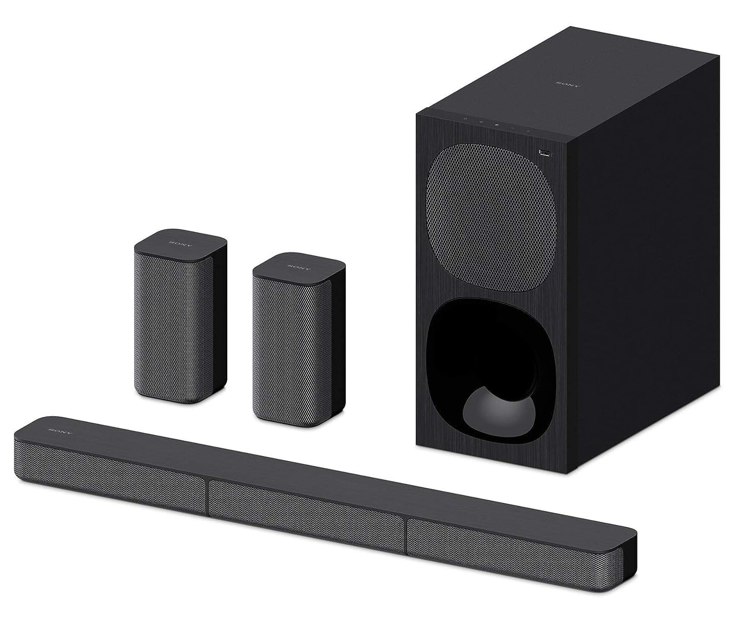 Sony HT-S20R - 5.1ch Soundbar with wired subwoofer and rear speakers, Bluetooth, USB, HDMI, black