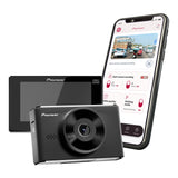 Pioneer Car Dash Camera VREC-H320SC | App Support | ADAS Warnings | 2MP 1080P | Wide Dynamic Range | 139 Field of View| GPS Logger | G-sensor| Emergency Recording |microSD Card support Upto 512GB
