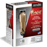Andis Fade Hair Clipper with Adjustable Blade, Gold, Model US-1 (66245)