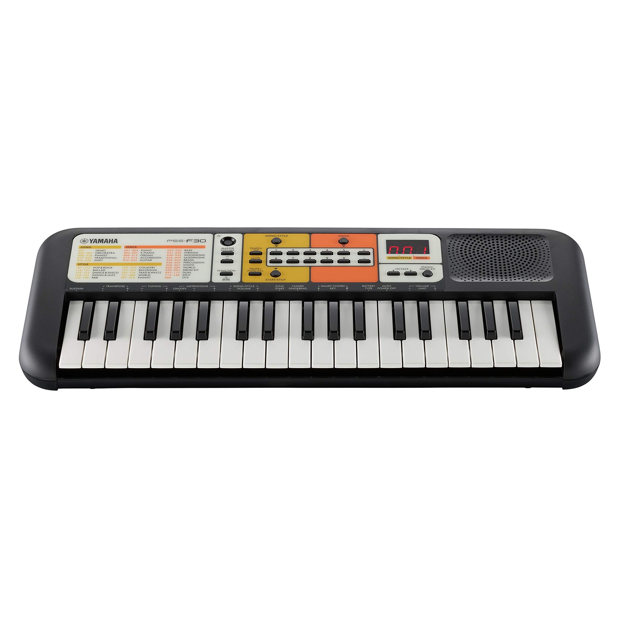 Yamaha PSS-F30 37 Mini Keys Portable Keyboard | Beginner Electronic Piano