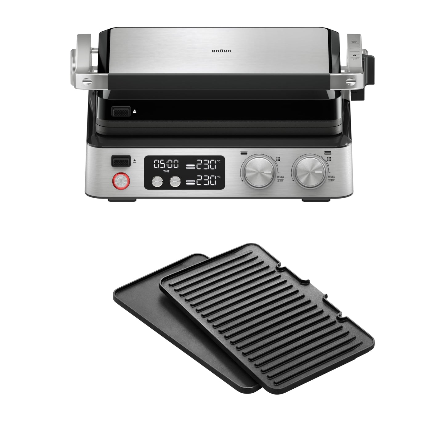 Braun MultiGrill 3-in-1 Contact Grill, BBQ & Oven,