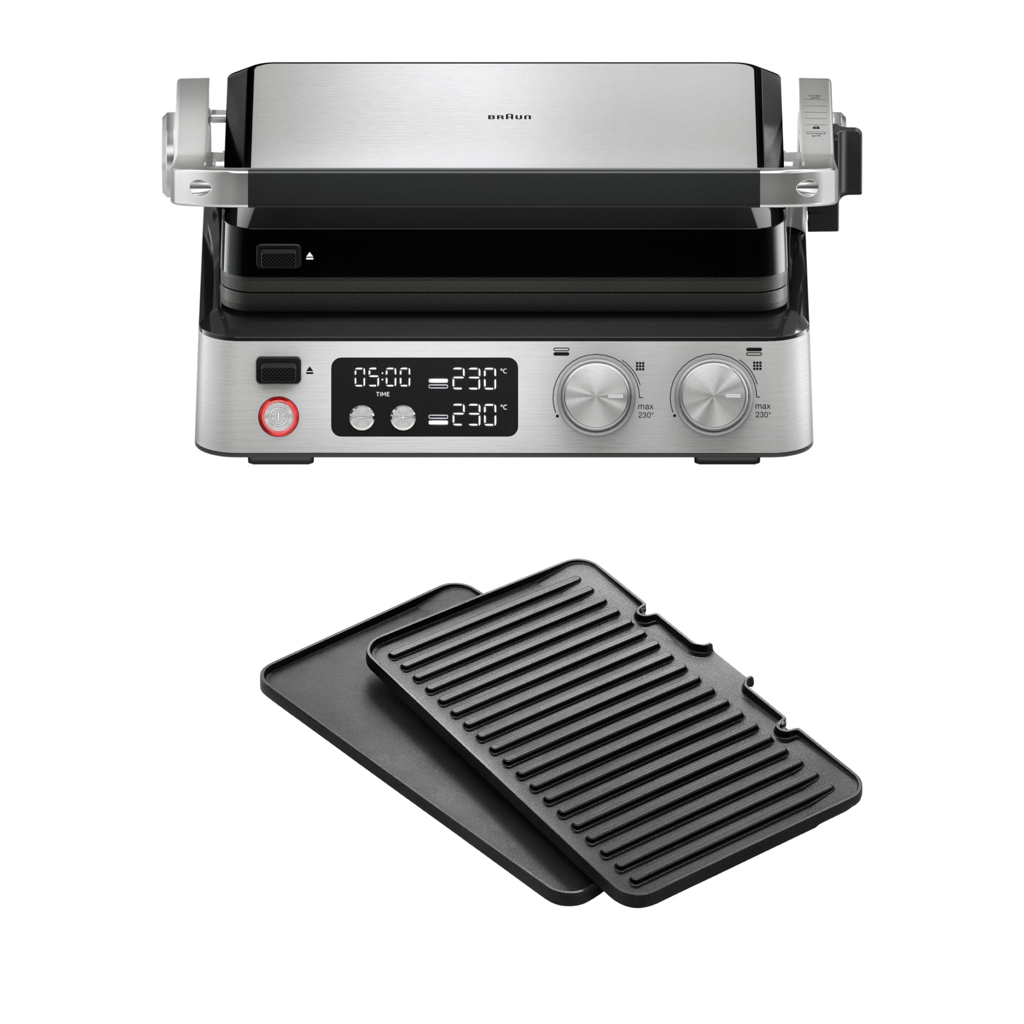 Braun MultiGrill 3-in-1 Contact Grill, BBQ & Oven,