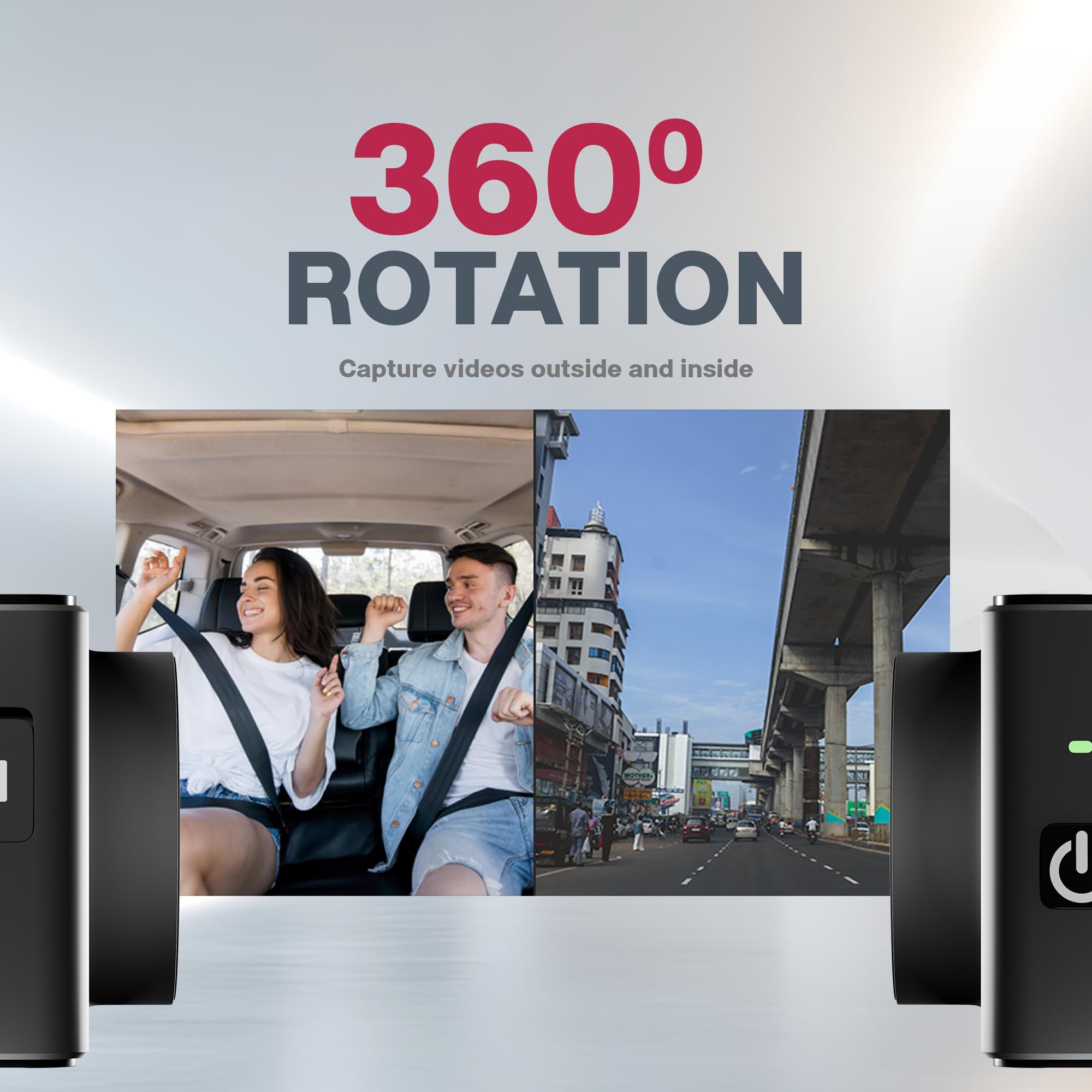 Pioneer Car Dash Camera VREC-H320SC | App Support | ADAS Warnings | 2MP 1080P | Wide Dynamic Range | 139 Field of View| GPS Logger | G-sensor| Emergency Recording |microSD Card support Upto 512GB