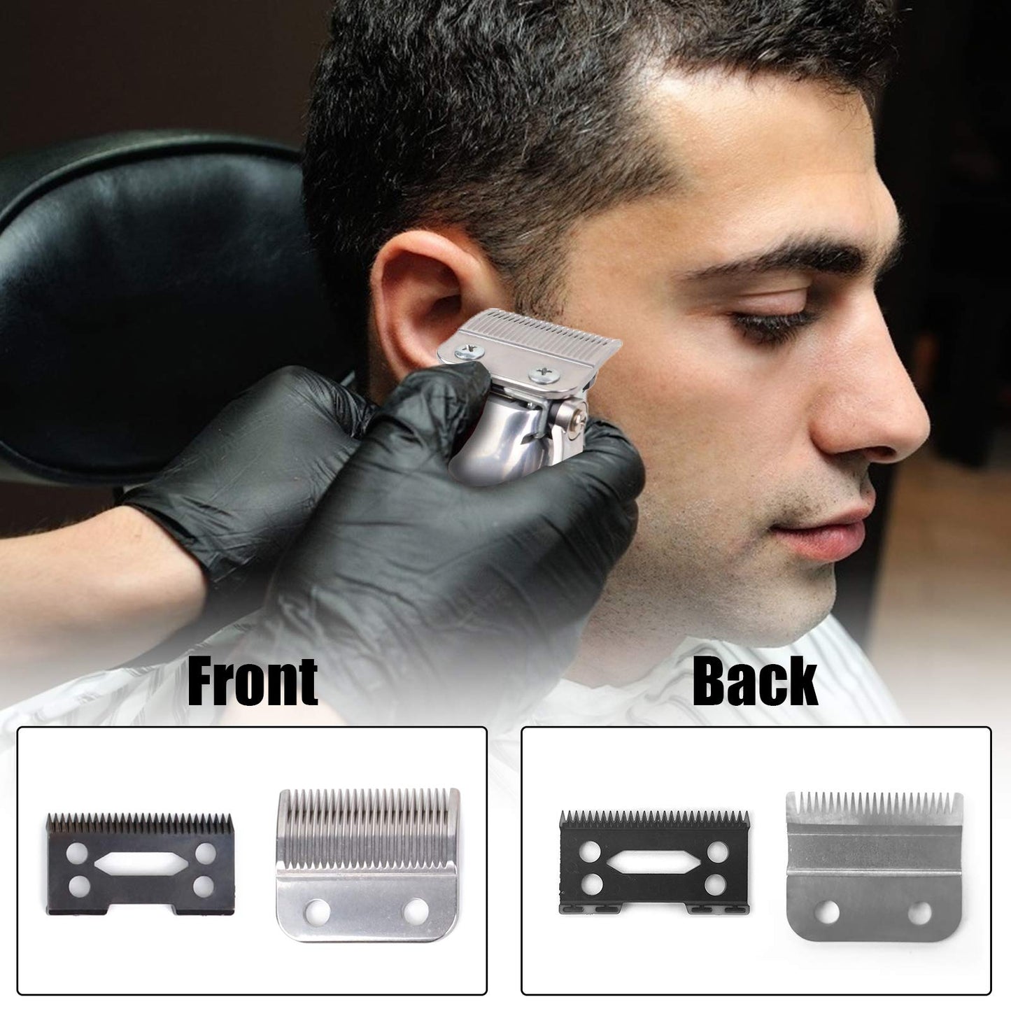 professional clipper blades 2 hole bladeclipper replacement blades with Gold steel blade for Wahl Senior cordless Clipper, wahl sterling senior