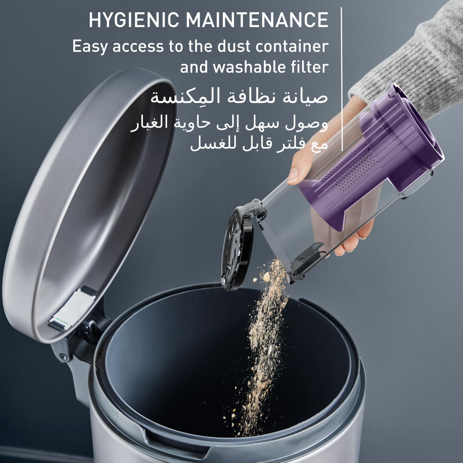 TEFAL Handstick Vacuum Cleaner | X-PERT 7.60 | 140 W Cordless Vacuum Cleaner | Powerful | Ultra-Lightweight | Long-Lasting Battery | TY6A35HO