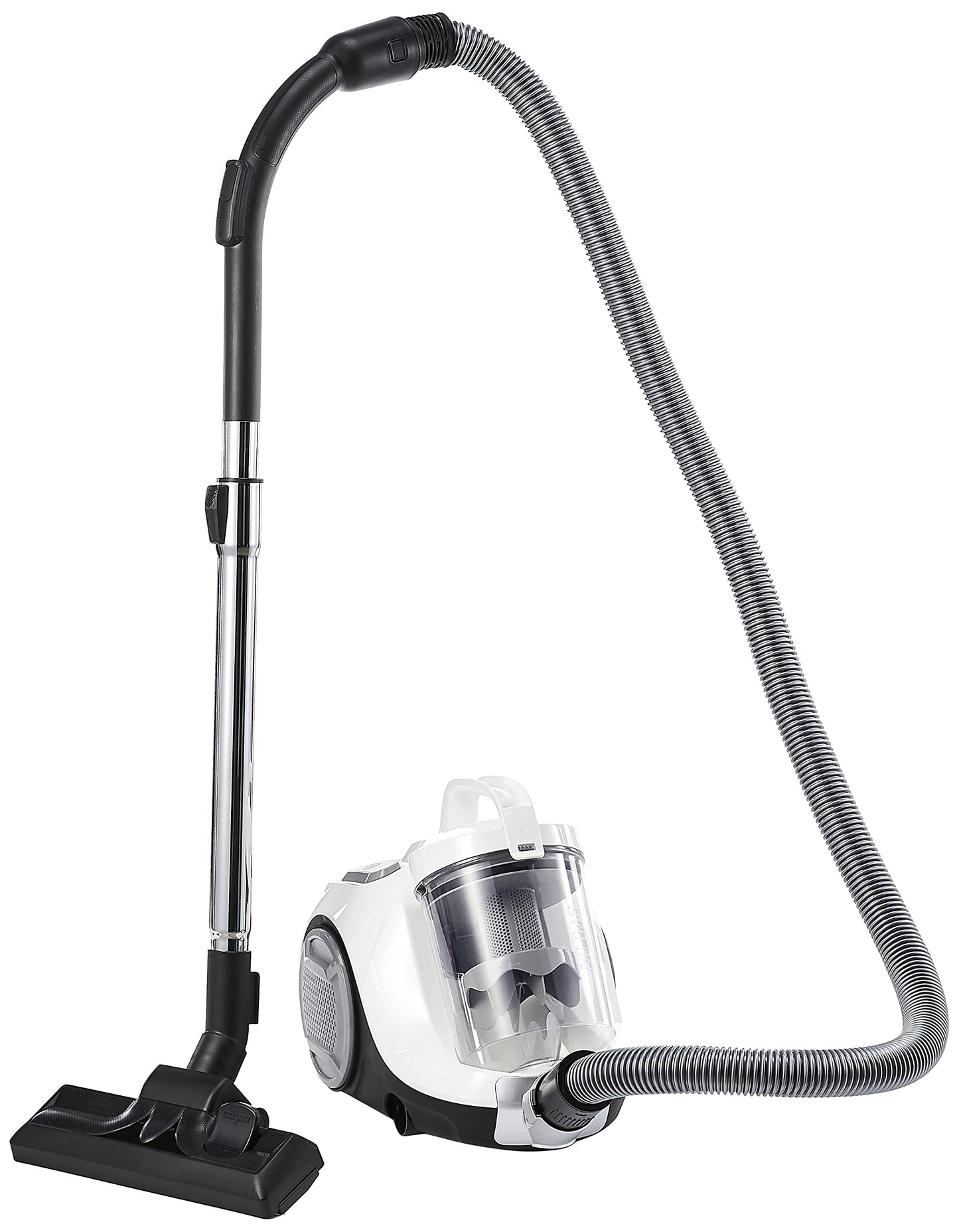 Tefal Swift Power Cyclonic TW2947 - Bagless Vacuum Cleaner, 750W, 1.2 Dust Box Capacity, 3 Levels of Filtration, 7.55m In use Radius, Compact Design for Handling, Snow White