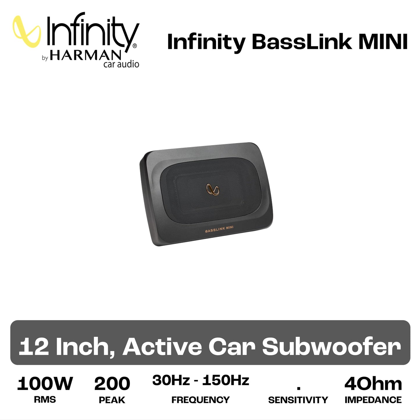 Infinity Basslink Mini Car Audio